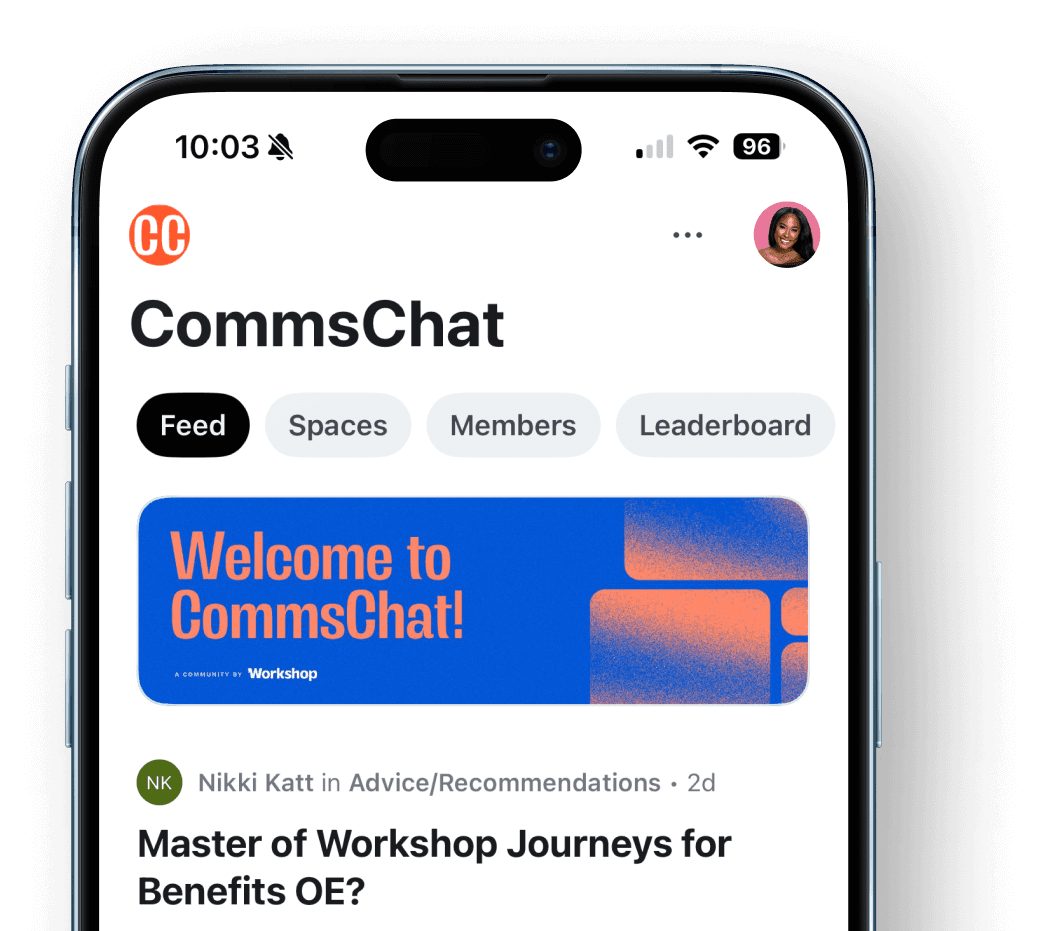 CommsChat Screen