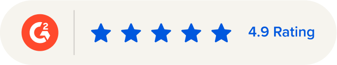 G2 rating 4.9