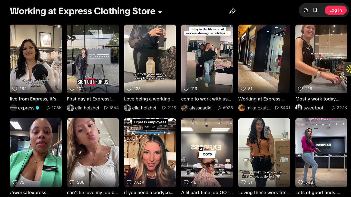 EXPRESS employee creator program