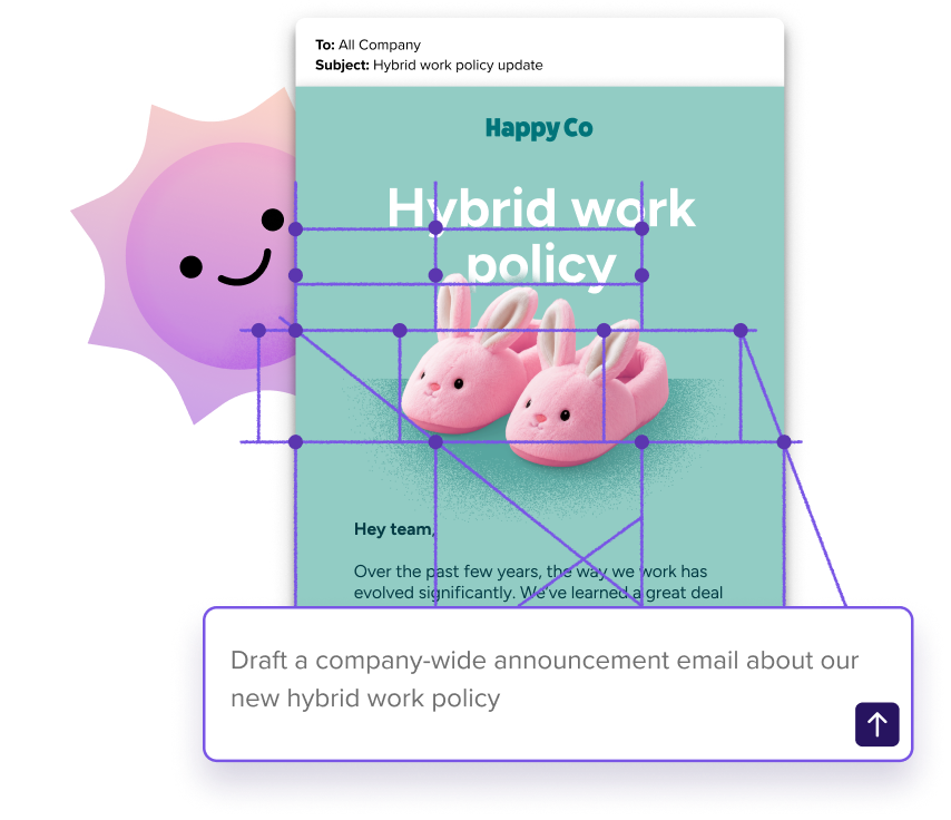 Create better internal emails with our AI agent, Cici