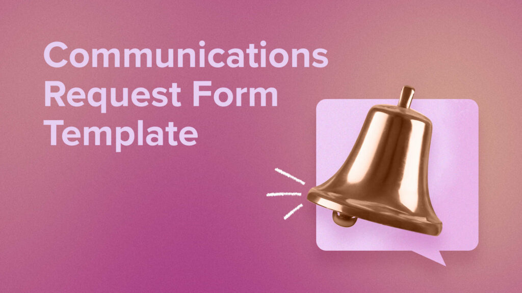 Internal Communications Request Form Template