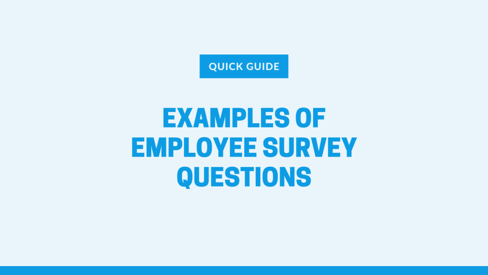 Employees survey
