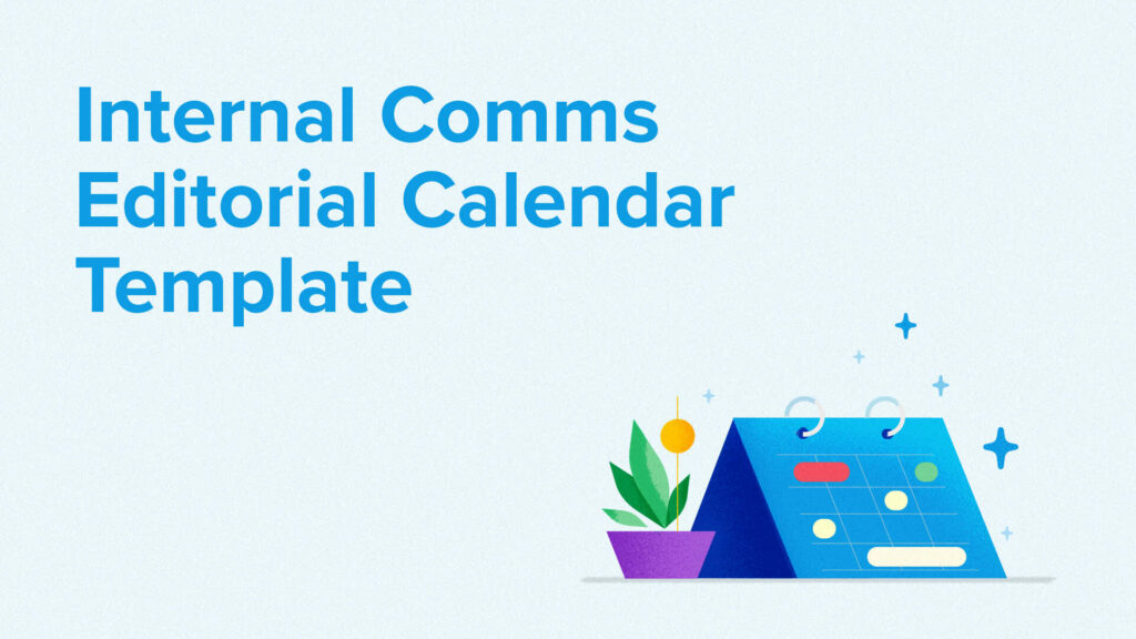 2024 Internal Comms Editorial Calendar Template