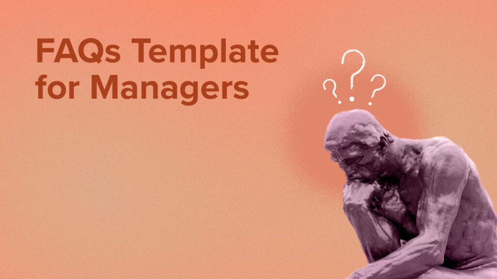 FAQs Template for Managers