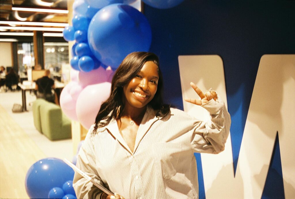 Workshop's Internal Communications Manager, Devin