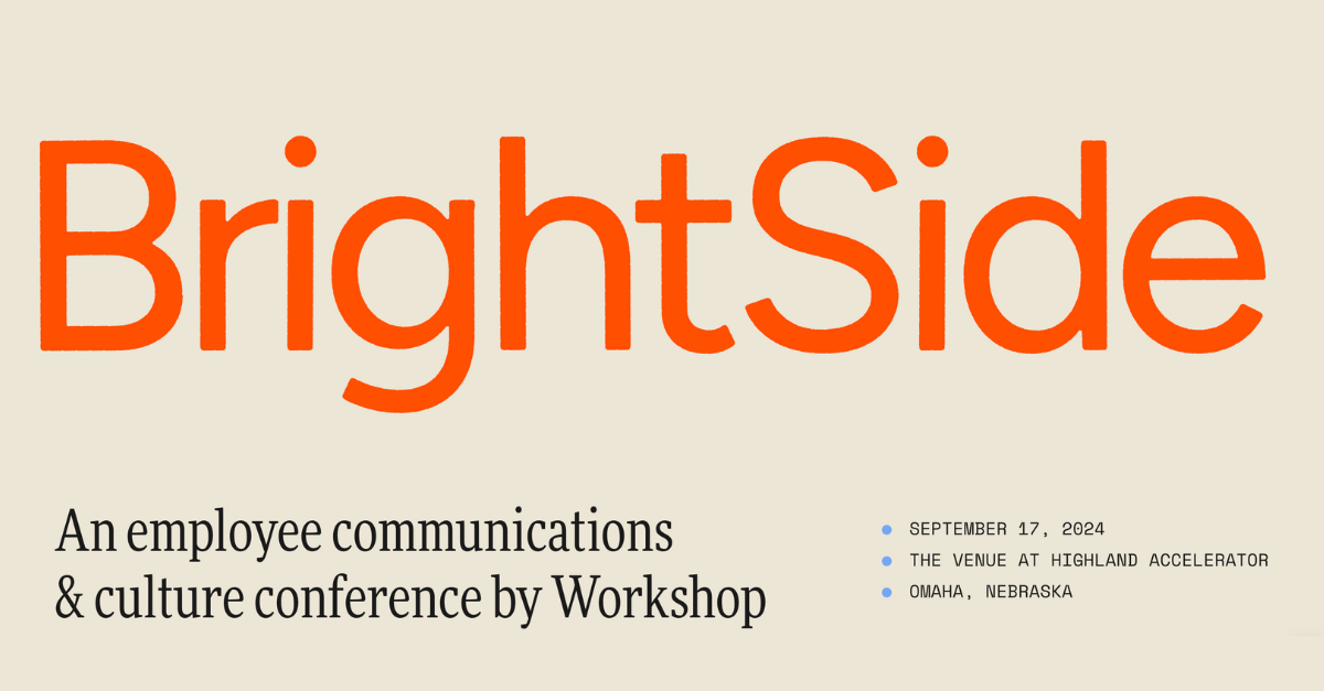 BrightSide: an employee communications & culture conference