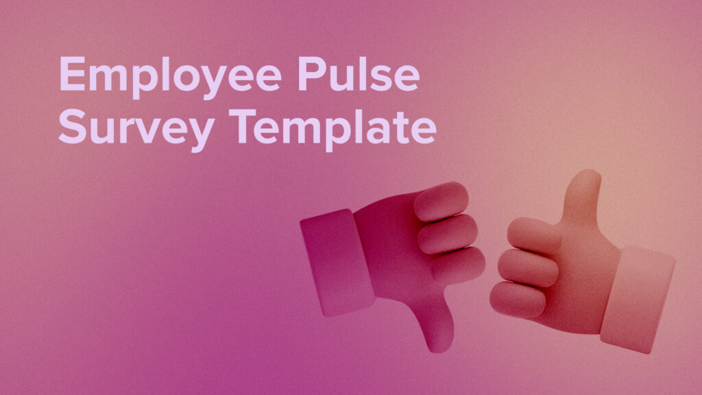 Employee Pulse Survey Template
