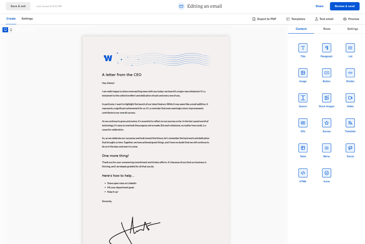 10 internal newsletter templates employees actually want to read | Workshop