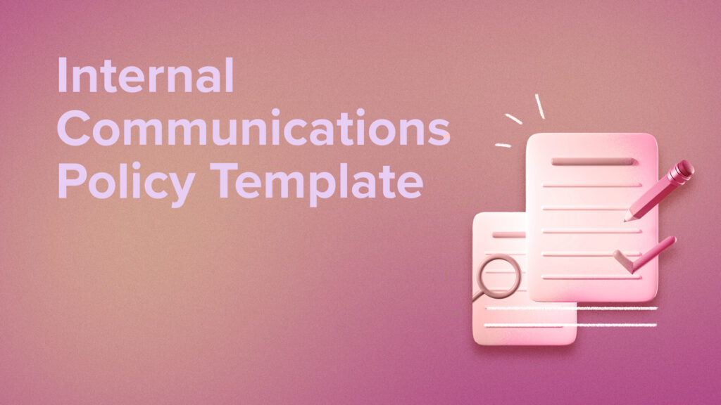 Internal Communications Policy Template