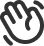 Icon of waving hand