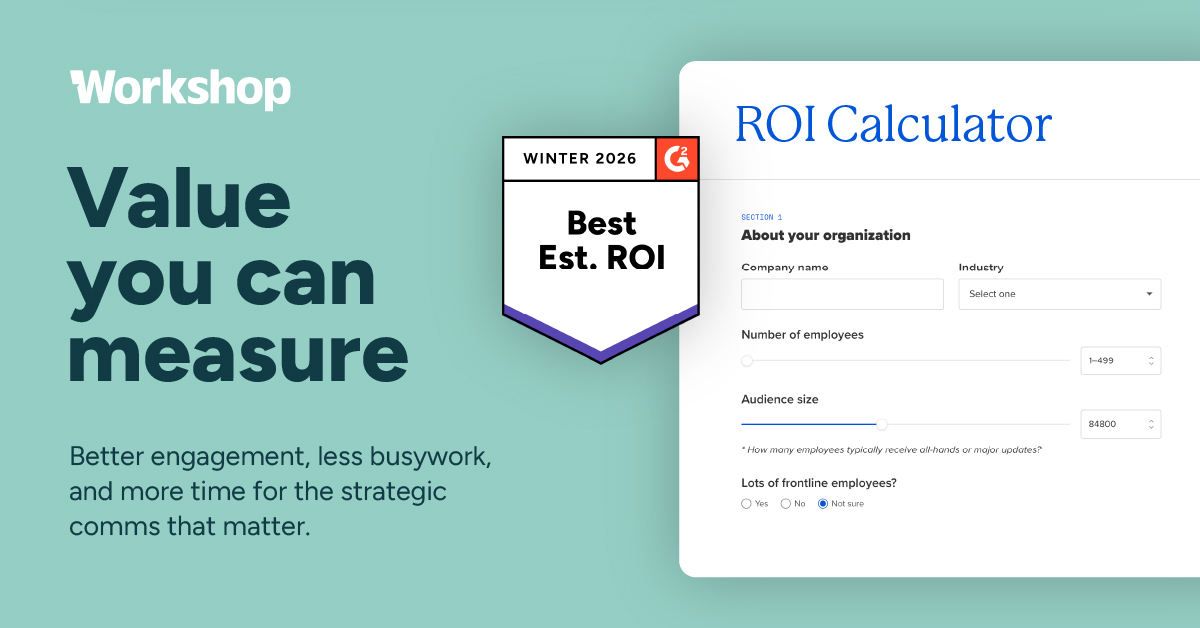 ROI Calculator | Workshop