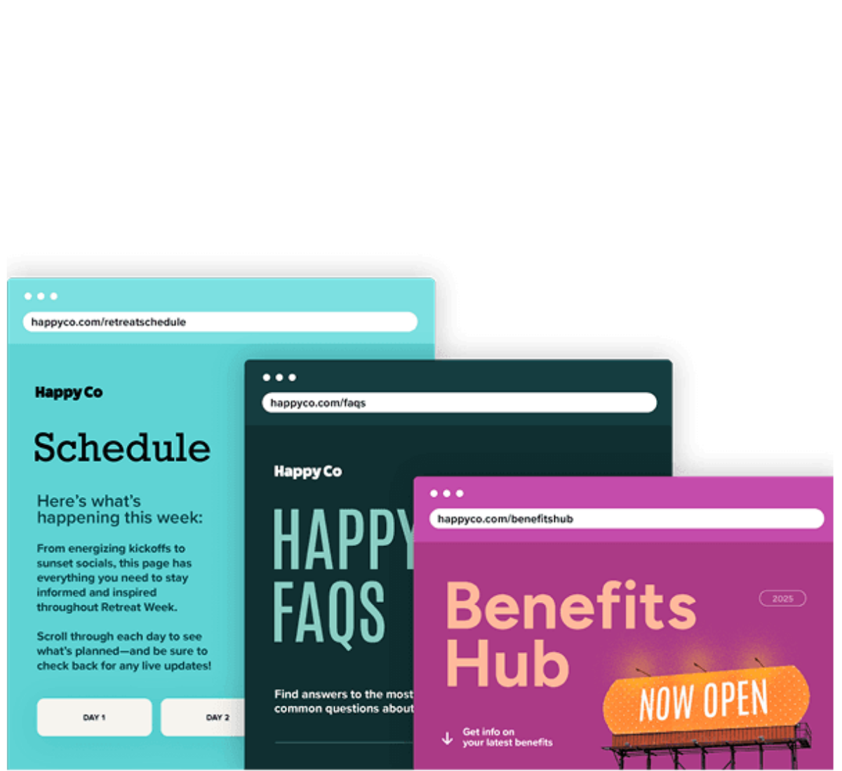 Pages built in Workshop