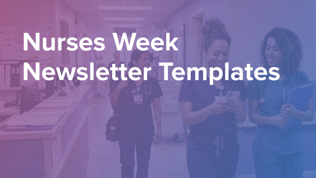 Nurses week newsletter templates