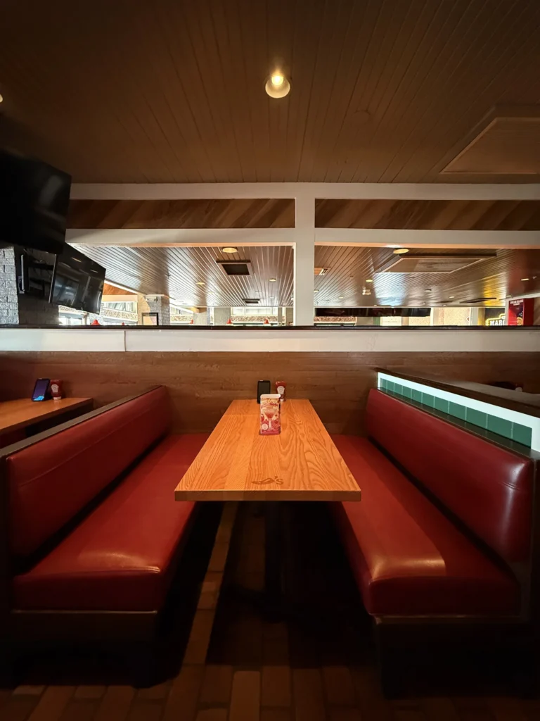 empty booth
